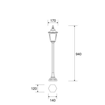 paletto segna passo Quadrat